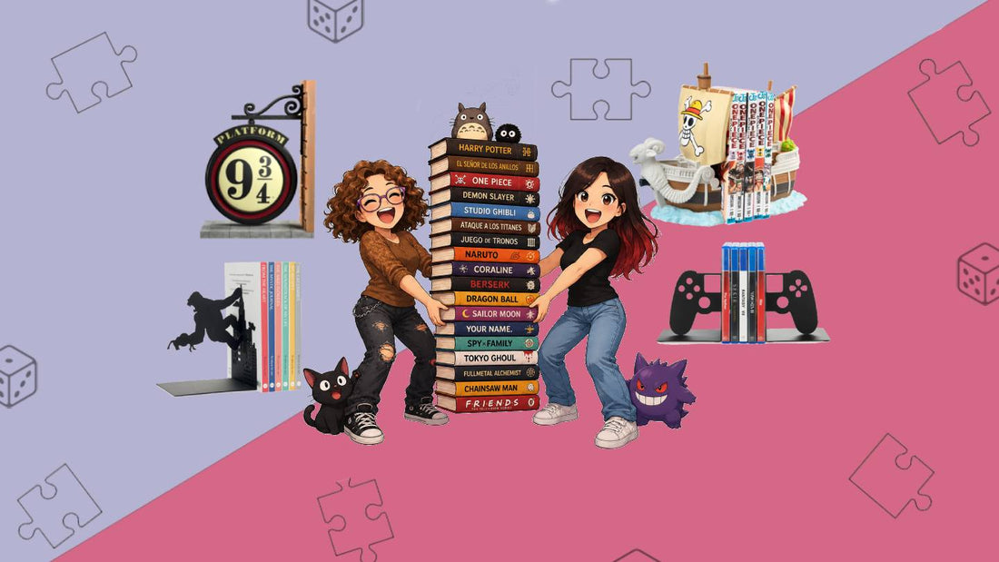 Sujetalibros frikis para transformar tu estantería en un mundo de aventuras