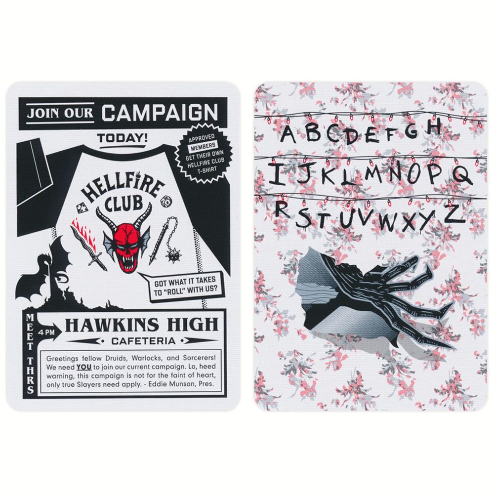 Cartas de Póker Strangers Things