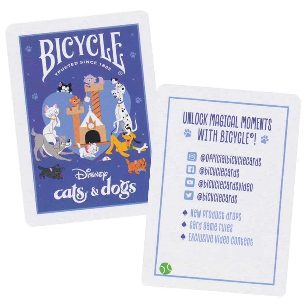 Cartas de Póker Bicycle Disney Perros y Gatos