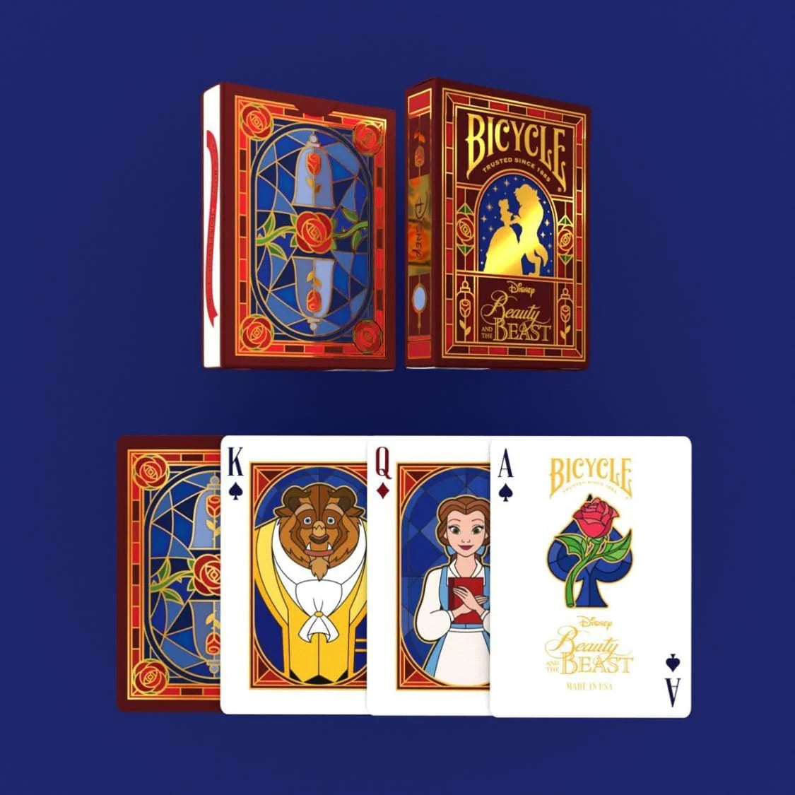 Cartas de Póker de La Bella y la Bestia