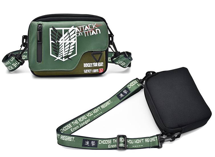 Bolsa Bandolera Impermeable Ataque a los Titanes