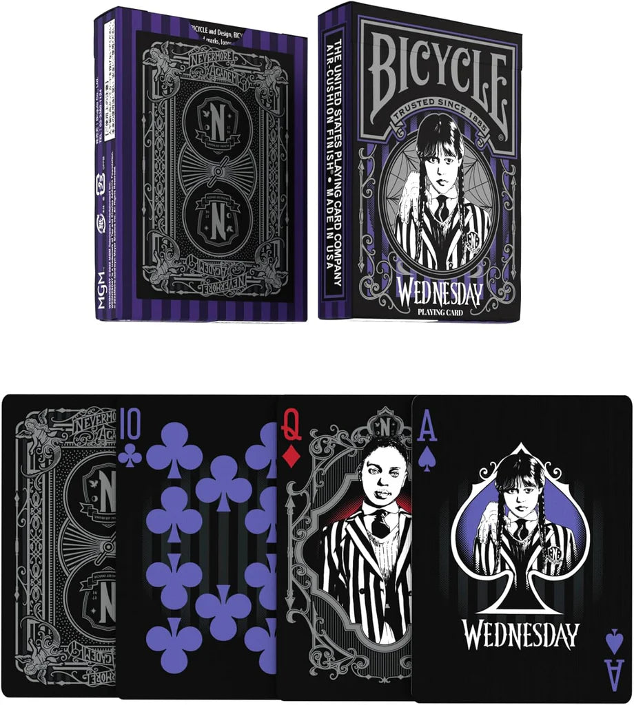 Cartas de Póker Bicycle Miércoles Addams (Wednesday)
