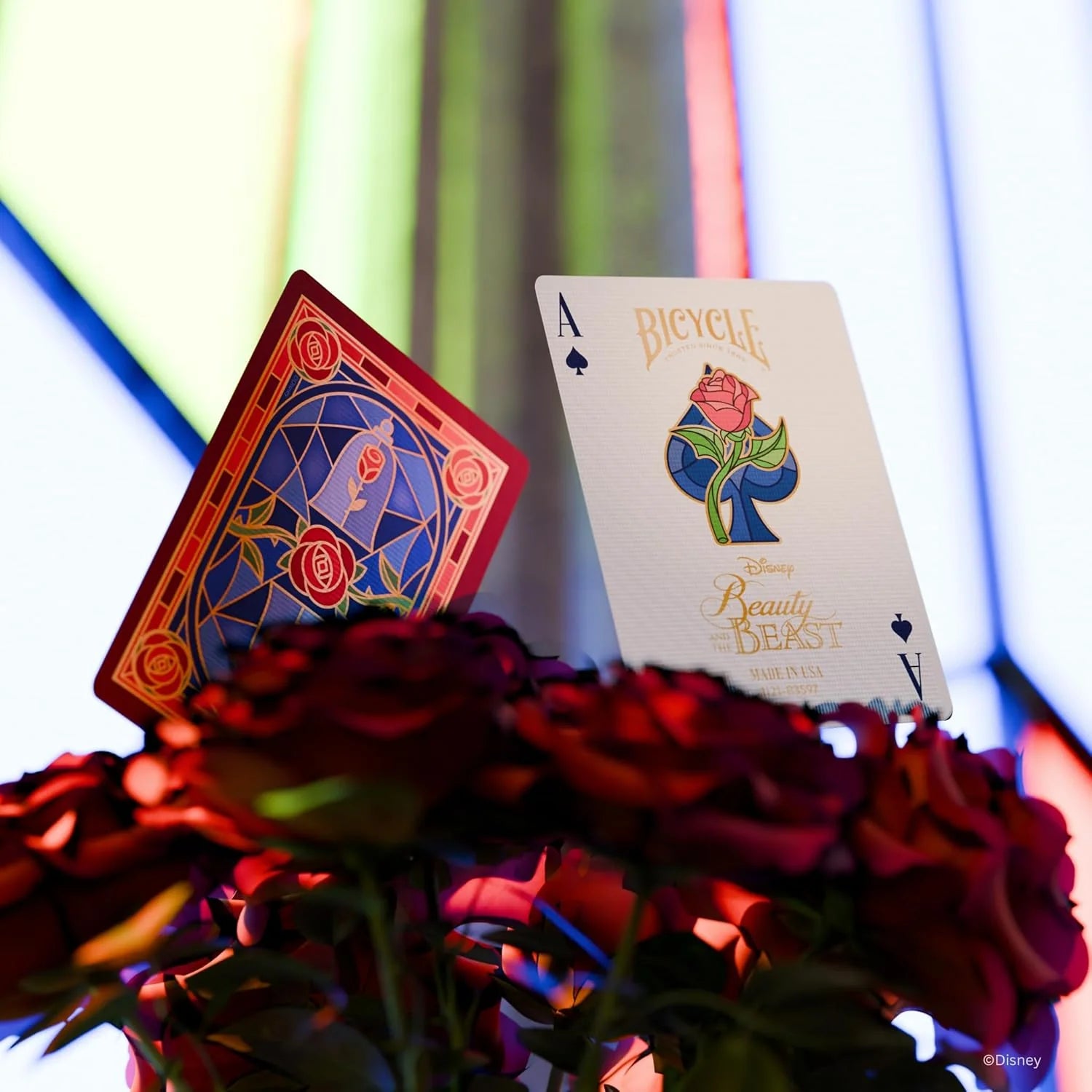 Cartas de Póker de La Bella y la Bestia