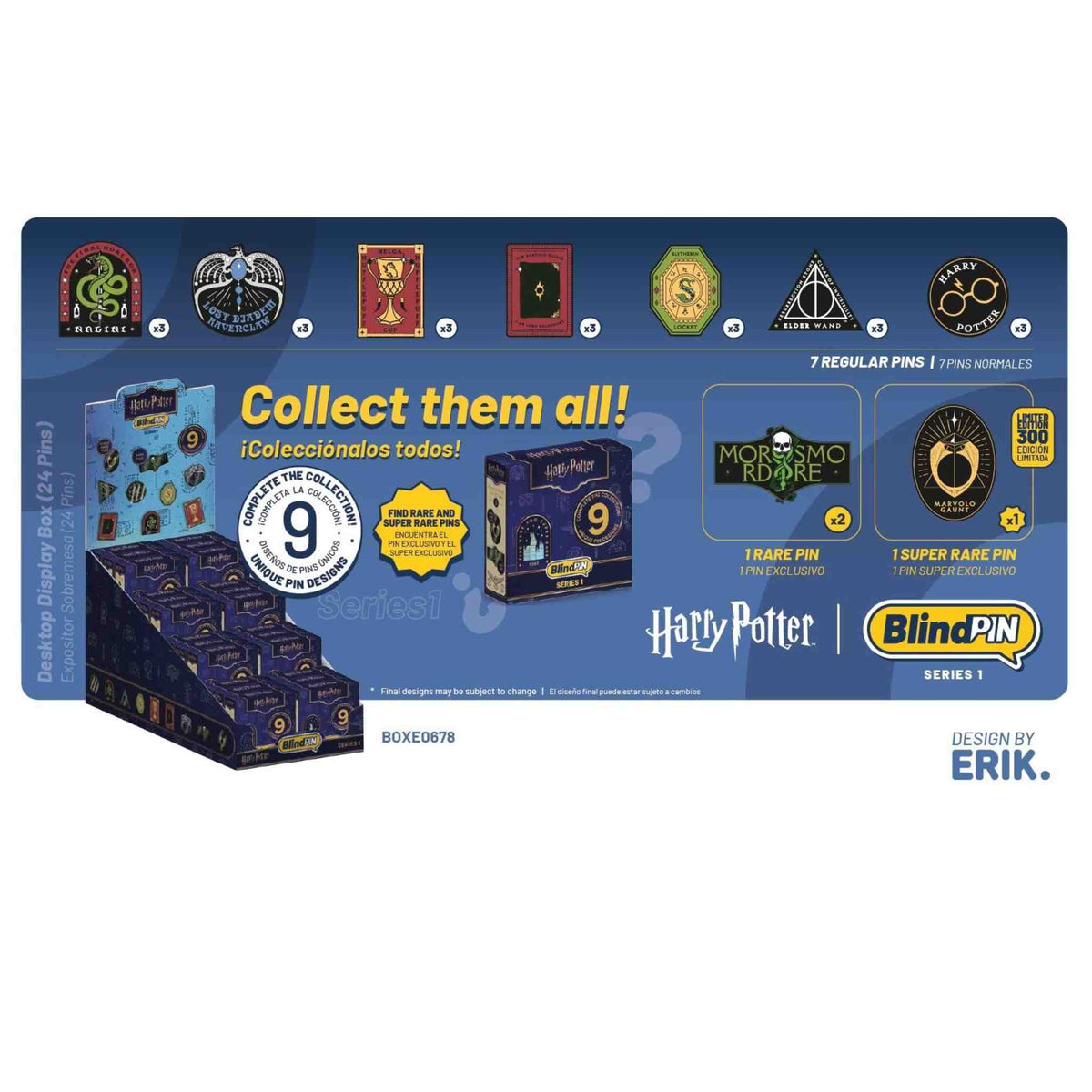 Pin Misterioso Harry Potter Serie 1
