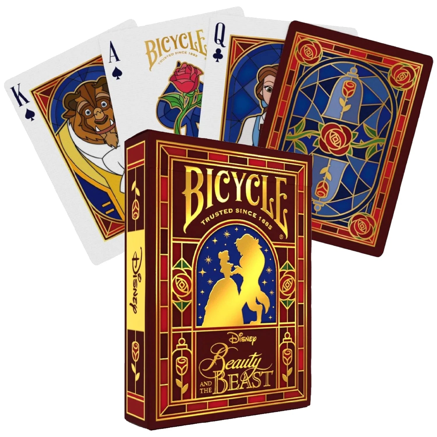 Cartas de Póker de La Bella y la Bestia