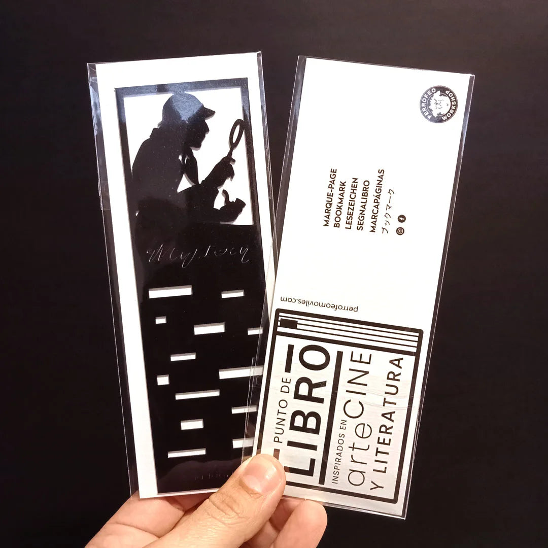Sherlock Holmes decodificador de libros – marcapáginas troquelado