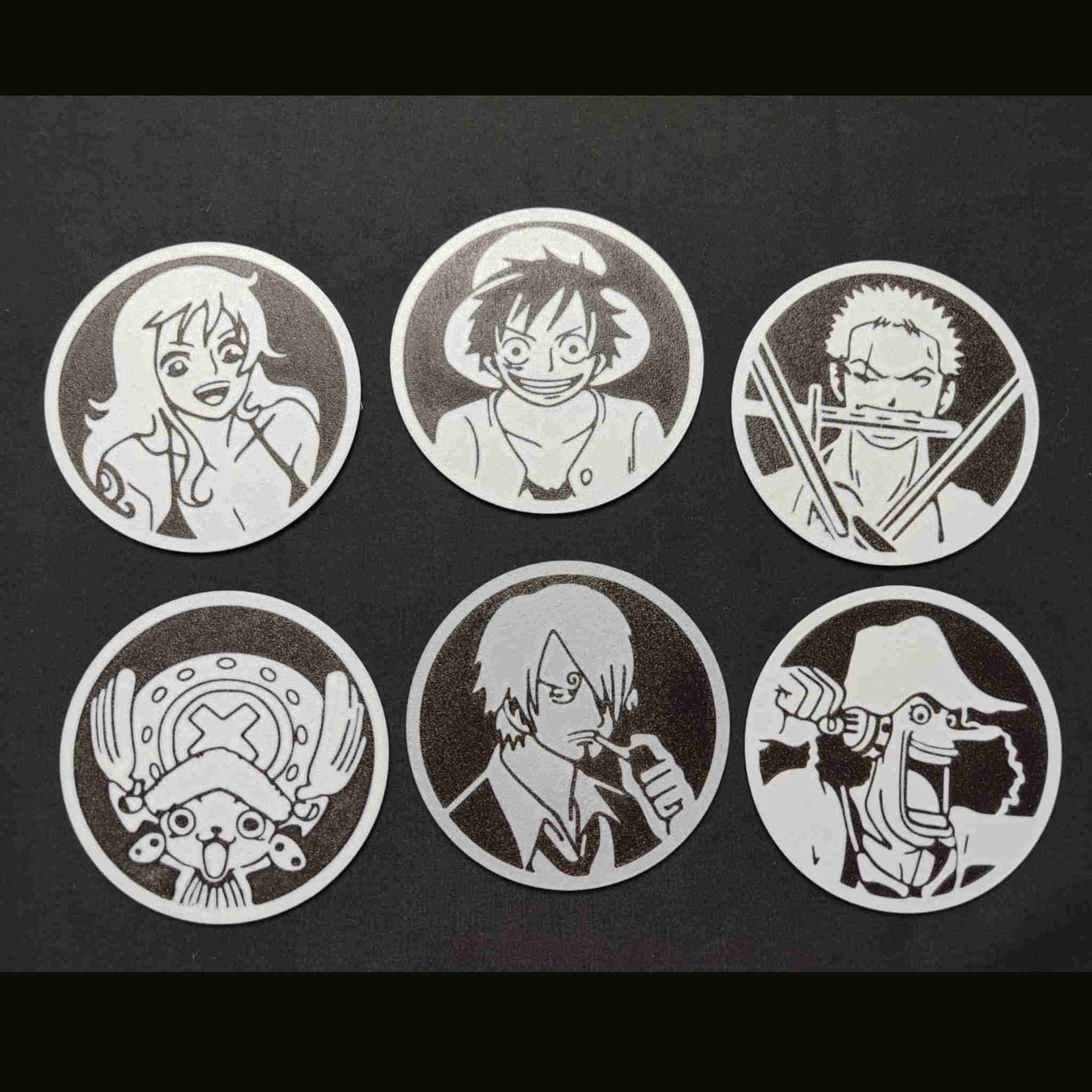 Posavasos One Piece 6 unidades