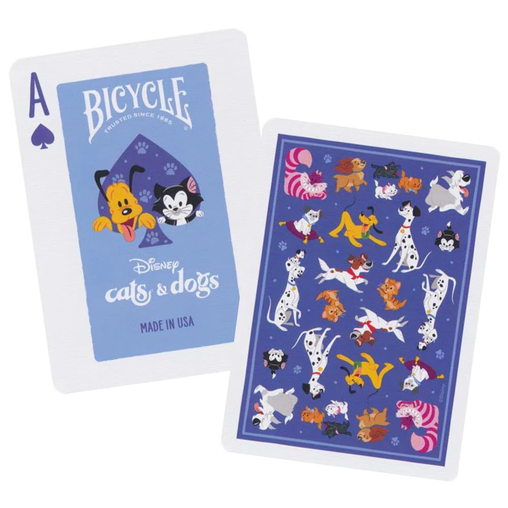 Cartas de Póker Bicycle Disney Perros y Gatos