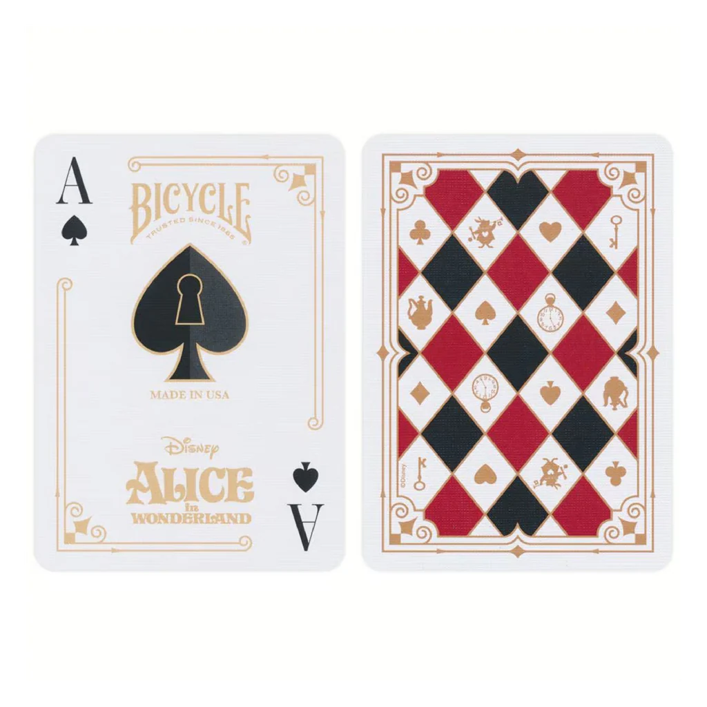 Cartas de Póker Bicycle Disney Alicia en el País de las Maravillas