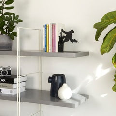 Sujetalibros Kong negro metal