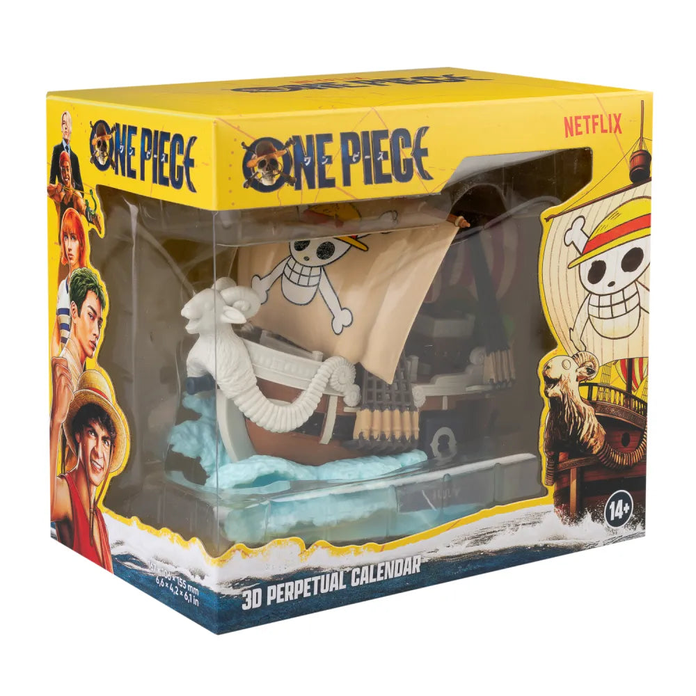 CALENDARIO PERPETUO 3D ONE PIECE NETFLIX GOING MERRY