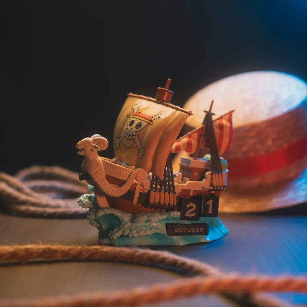 CALENDARIO PERPETUO 3D ONE PIECE NETFLIX GOING MERRY