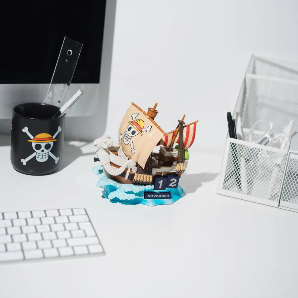 CALENDARIO PERPETUO 3D ONE PIECE NETFLIX GOING MERRY