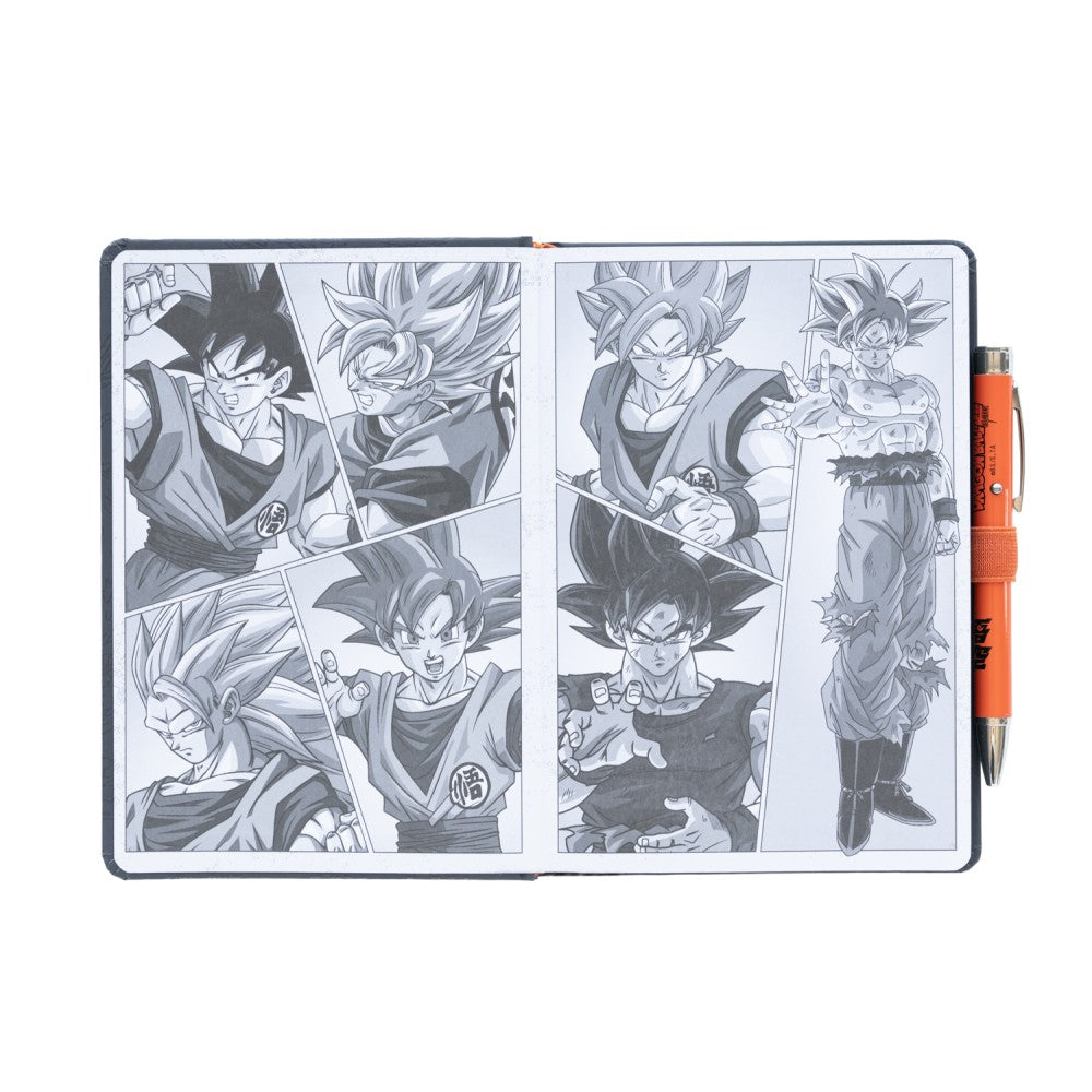 Cuaderno Premium A5 + Boligrafo proyector Dragon Ball Super Goku