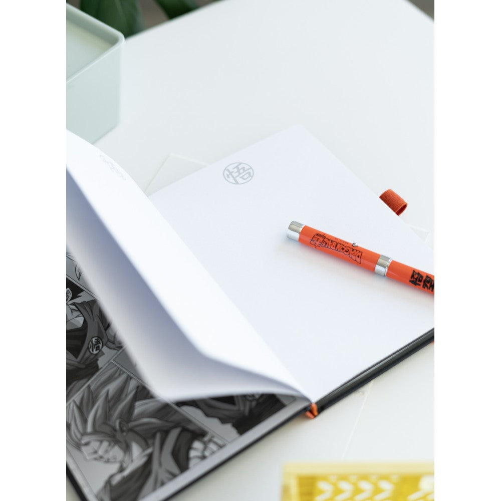 Cuaderno Premium A5 + Boligrafo proyector Dragon Ball Super Goku