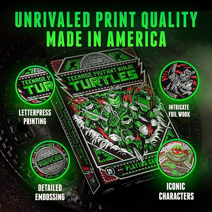 Cartas de Póker Teenage Mutant Ninja Turtles