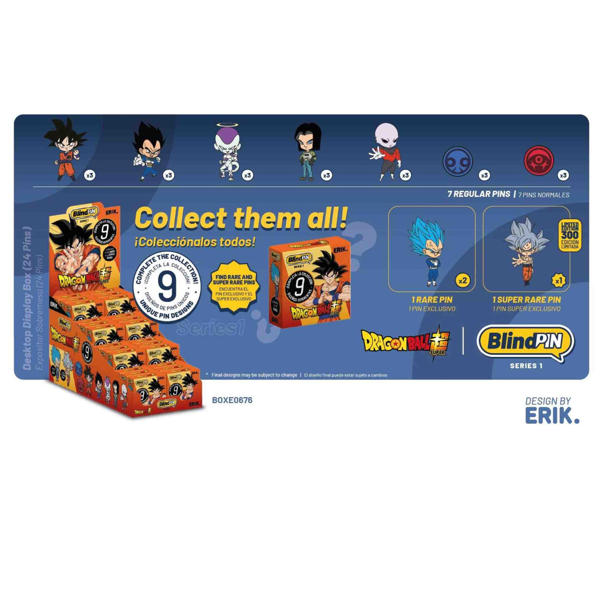 Pin Misterioso Dragon Ball Serie 1