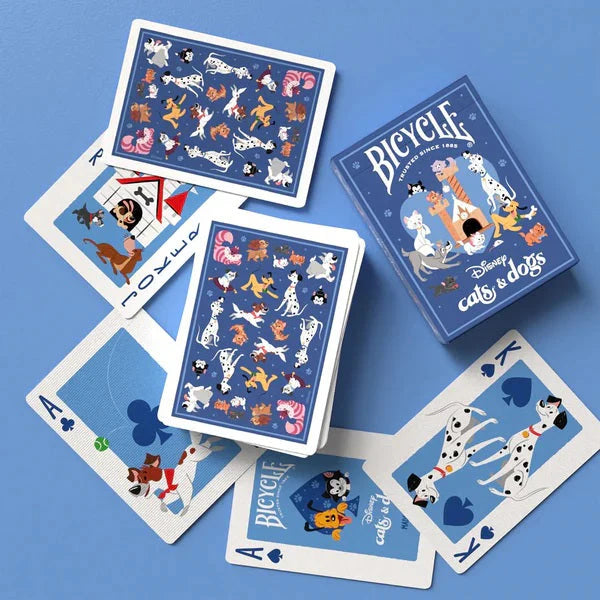 Cartas de Póker Bicycle Disney Perros y Gatos