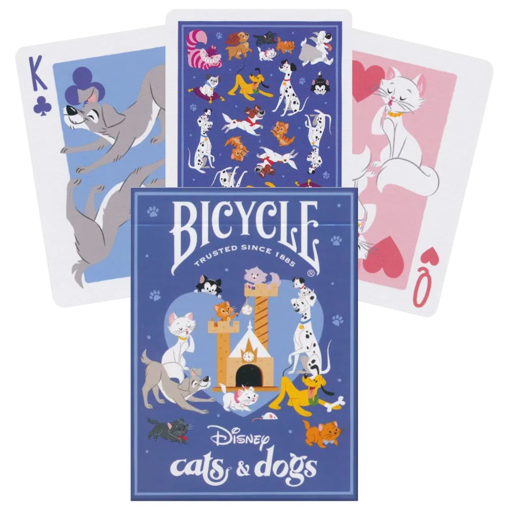 Cartas de Póker Bicycle Disney Perros y Gatos