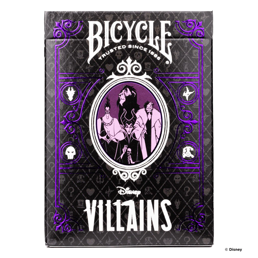 Cartas de Póker Bicycle Villanos Disney