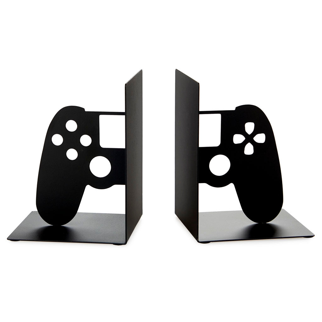 Soporte videojuegos Joypad negro metal