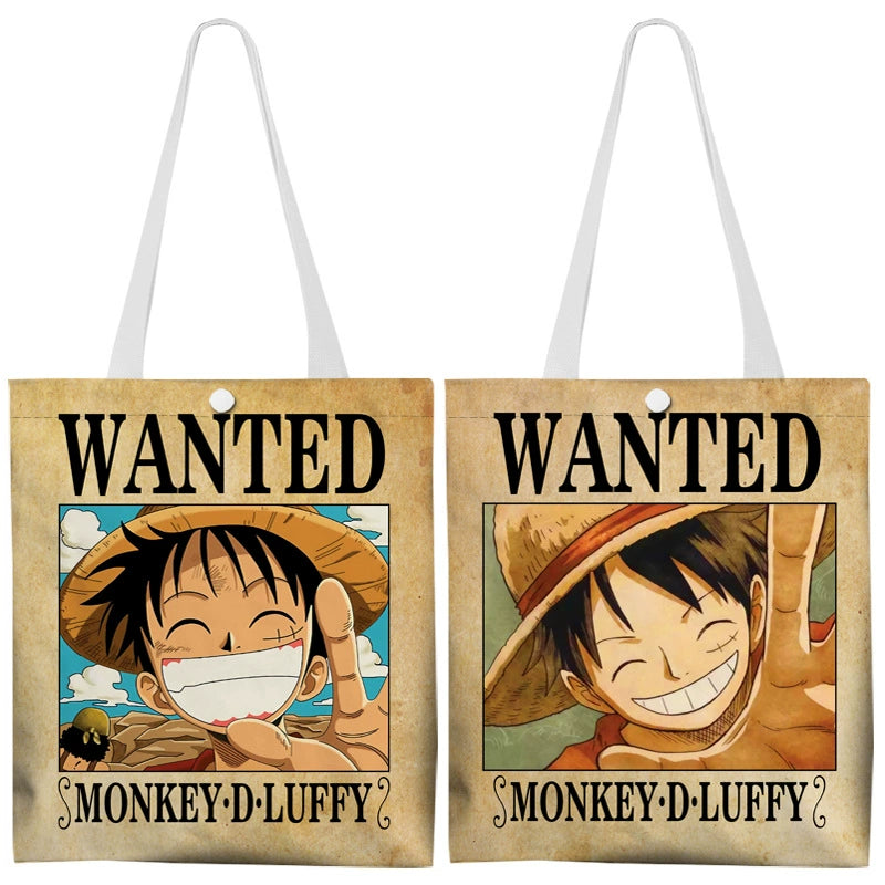 Bolsa de hombro Tote Bag One Piece Wanted Luffy