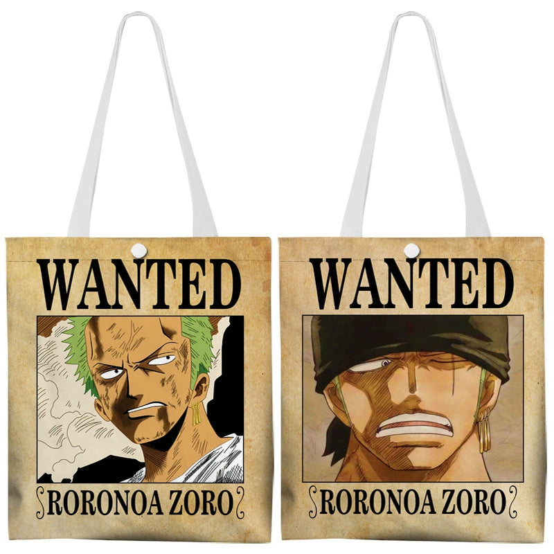 Bolsa de hombro Tote Bag One Piece Wanted Zoro